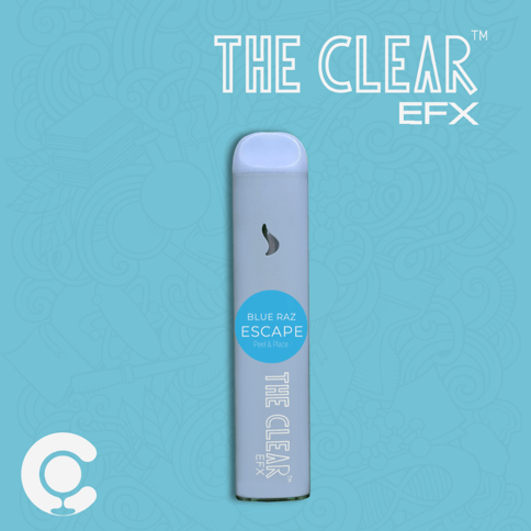 The CLEAR EFX All in One Vape 1000mg | Escape | Blue Raz