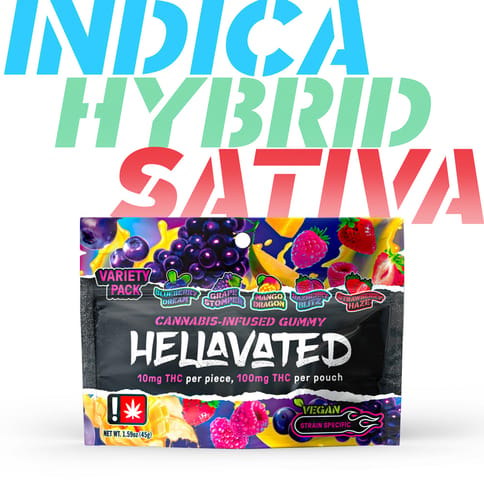 Hellavated Gummies | Variety Pack Original 100mg