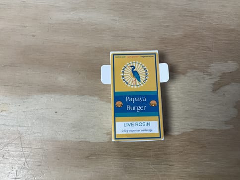 Papaya Burger .5g live vape