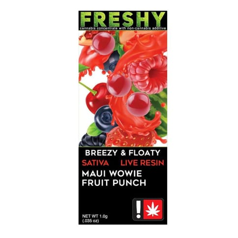 Maui Wowie Fruit Punch Live Resin 1G Cartridge (Freshy)