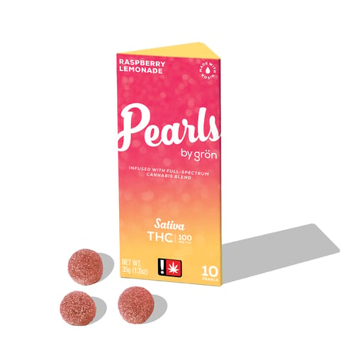 Gron Pearls | Sativa Raspberry Lemonade 100mg