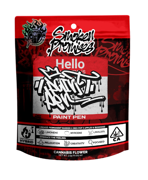 Smoken Promises | Paint Pen | Indica-Hybrid | 3.5g | Bag
