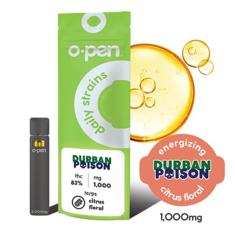 O.Pen Daily Strains All In One | Durban Poison 1g Med