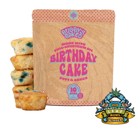 Bubby's Baked | Bites | - Birthday Cake Bites | 10mg x 10