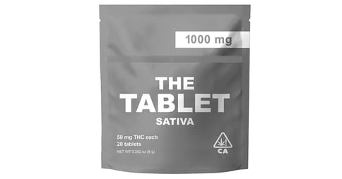 The Tablet | 1000mg Sativa (S) | 50mg x 20 Tablets