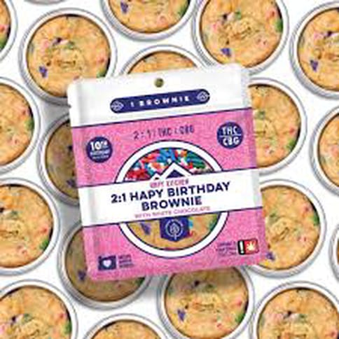 2:1 Happy Birthday Brownie