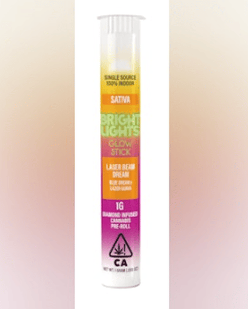 Bright Lights - Infused Pre Roll - Laser Beam Dream - Sativa 1g