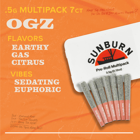 OGZ - 7ct Pre Rolls