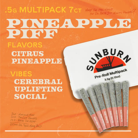 Pineapple Piff - 7ct Pre Rolls