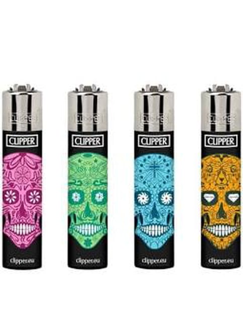 Clipper Lighter Assorted Skulls