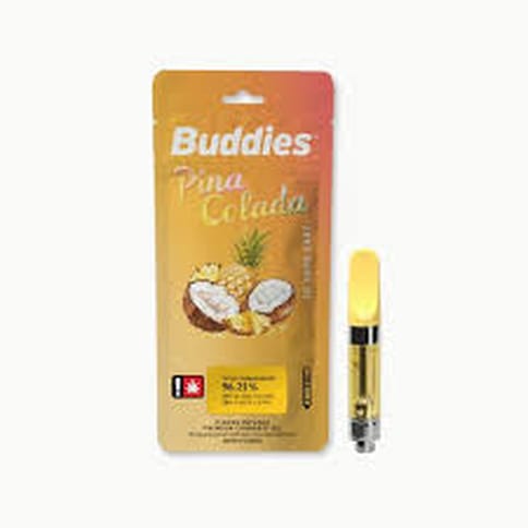 Buddies | Pina Colada | 1G | Flavored Distillate | Cartridge