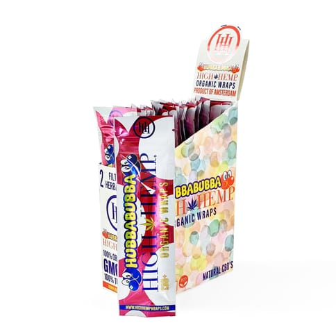 High Hemp Wraps 2pk Fuzzy Peach