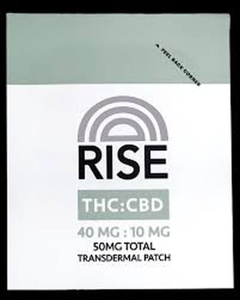 Relief 50mg Transdermal Patch (THC 40mg-CBD 10mg) | RISE