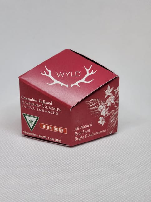 WYLD | RASPBERRY | GUMMY | 100MG