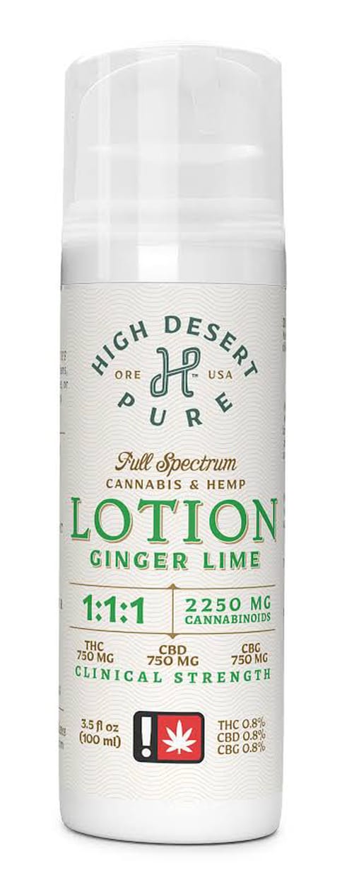 Ginger Lime Clinical Strength 1:1:1 (High Desert Pure)