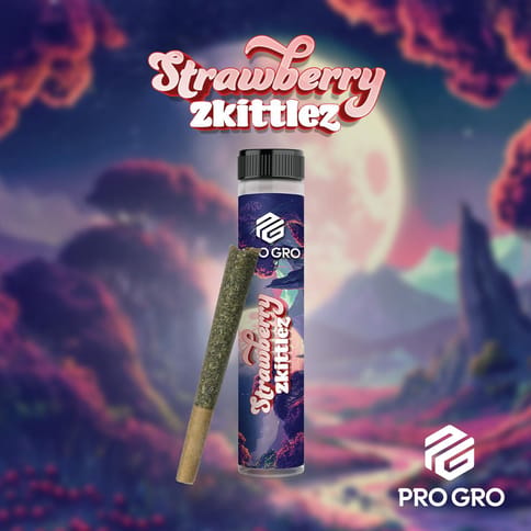 Pro Gro 1g Preroll - Strawberry Zkittles