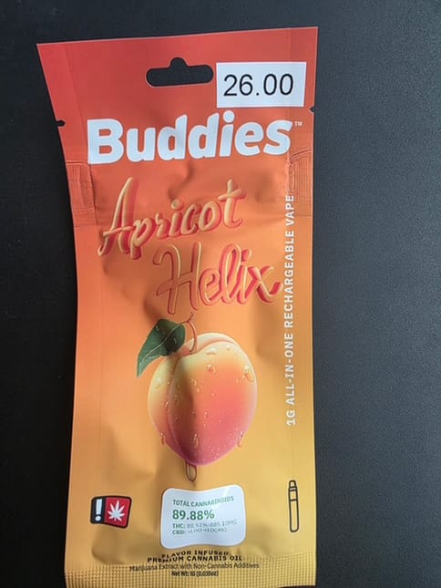 Buddies Flavors | Apricot Helix All in One | 1g