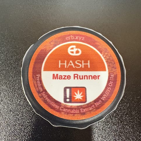 Maze Runner 1G Bubble Hash (ERB)
