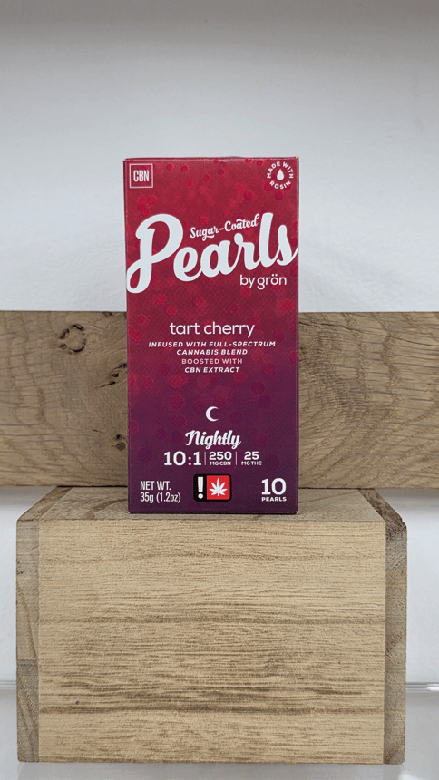 Grön | 100MG | Tart Cherry 10:1 CBN/THC Pearls | 10pk
