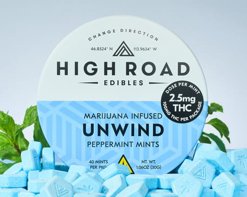 Unwind - Peppermint Mints - Indica - 40 pack