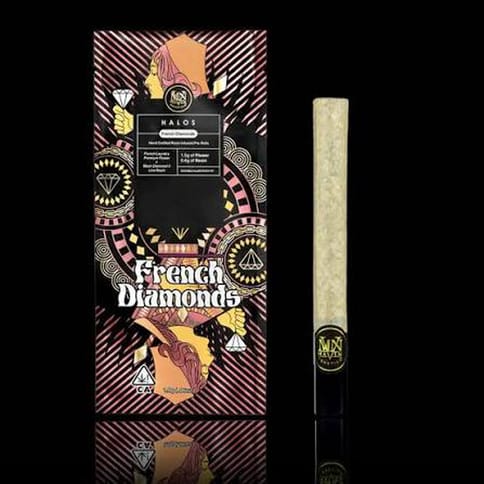 Maven | French Diamonds | Halos | Rosin Infused Preroll | Indica | 1.9g