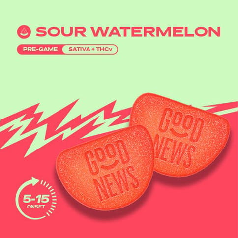 Good News | Pre Game Sour Watermelon THCV | 200mg 20pk