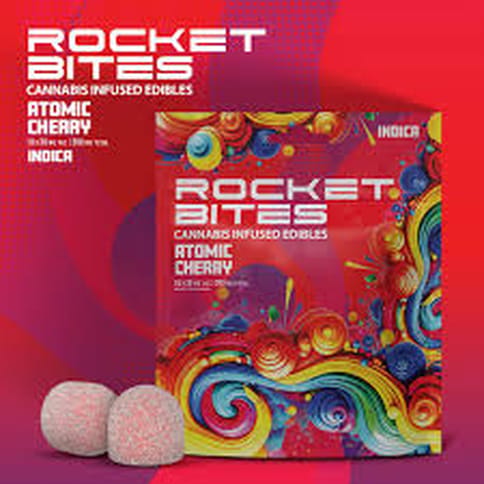 Atomic Cherry 200mg Gummies | Rocket