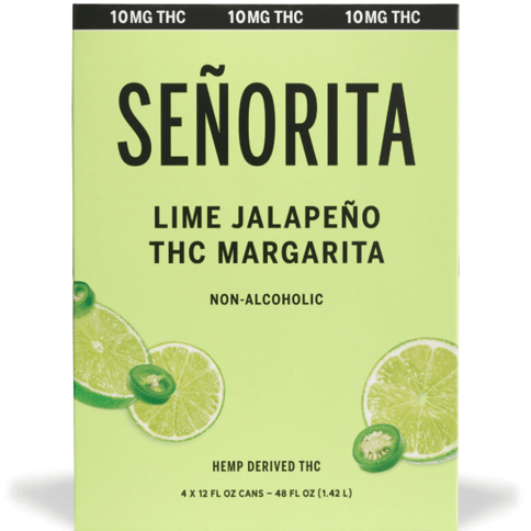 Senorita Lime Jalapeno Margarita - 10mg THC - 4-Pack