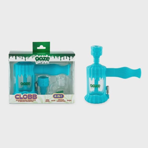 Ooze Clobb Silicone Water Pipe and Dab Straw