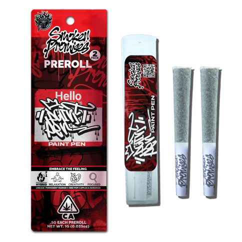 KB - SMOKEN PROMISES - INDOOR PREROLL MULTIPACK - PAINT PEN - 1G