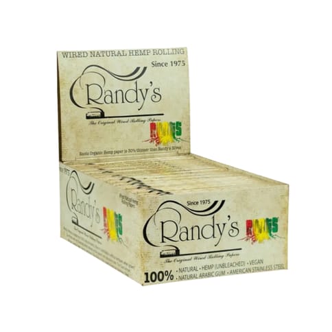Randy's Roots Organic Hemp Wired Rolling Papers