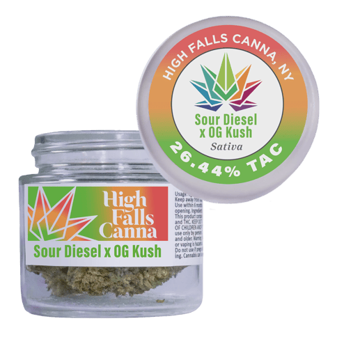 High Falls Canna | Sour Diesel x OG Kush | Flower | 3.5g