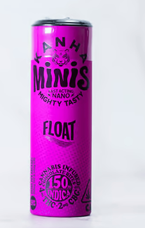 KANHA - Minis - 2:1 THC:CBG NANO Indica Float 150mg Chocolate