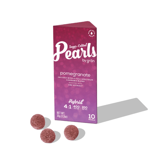 Gron 4:1 Pomegranate Pearls- CBD/THC Hybrid