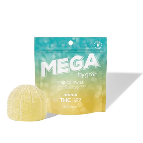 Gron Mega Pearls | Indica Tropical Twist 100mg