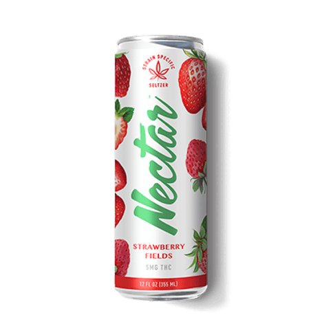 Strawberry Fields | 5mg seltzer | by Nectar