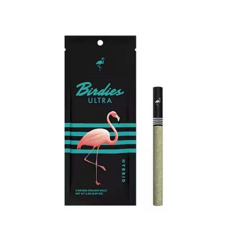 Birdies | Ultra Hybrid | .85g x 3 Diamond Infused Prerolls
