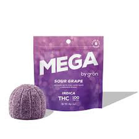 Sour Grape Mega Pearl 100MG (Gron)