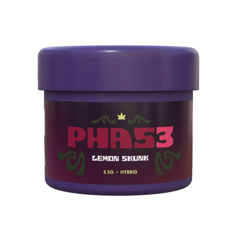 Phase 3 | Flower | - Lemon Skunk | 3.5g Plastic Container