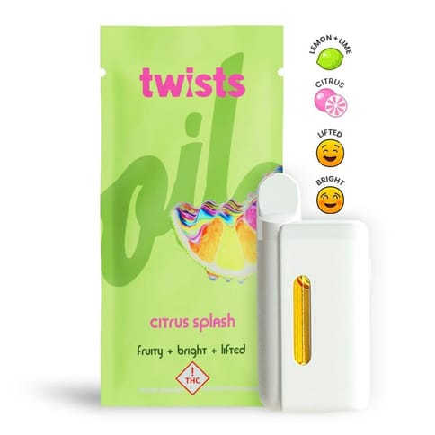 Citrus Splash 4g Distillate Twist All-in-One Vape by Oil by Craft | Golden Rookie