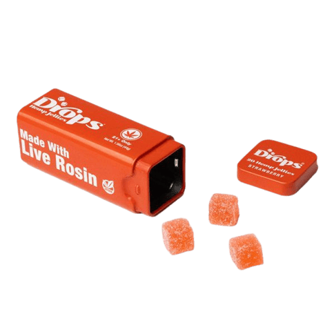 DROPS - CBD GUMMY - 1:4 LIFTED STRAWBERRY SINGLE - 125MG