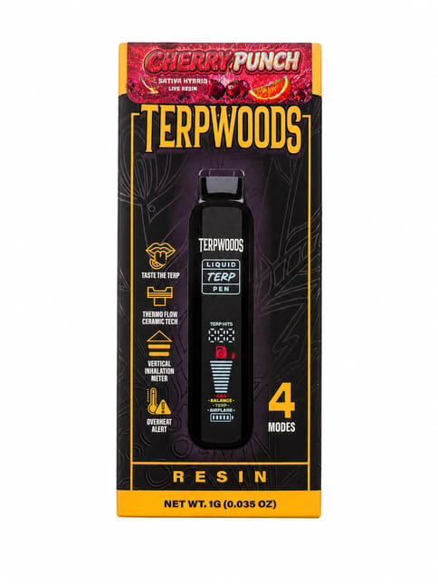 Terpwoods | Cherry Punch Live Resin Vape | AIO | 1g
