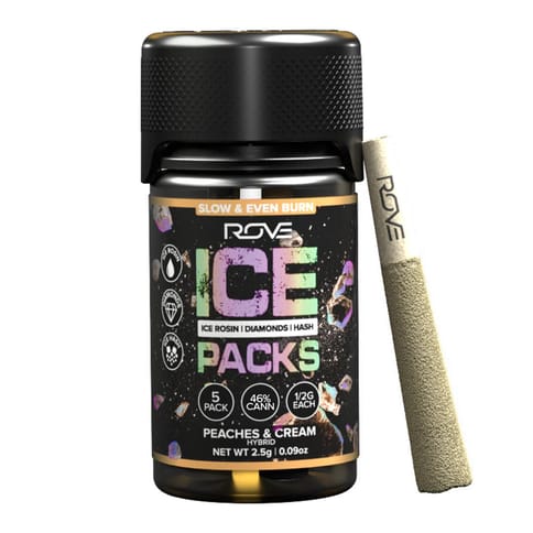 Peaches & Cream - Infused Pre-Rolls (3g/5pk)
