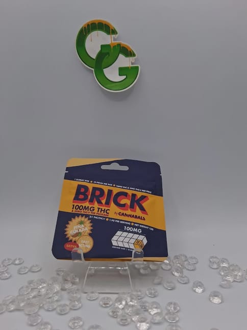 Pina Colada Brick 100MG Gummy Cannabals