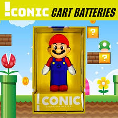 Iconic Super Mario 510 Thread Battery - Red (YBW)