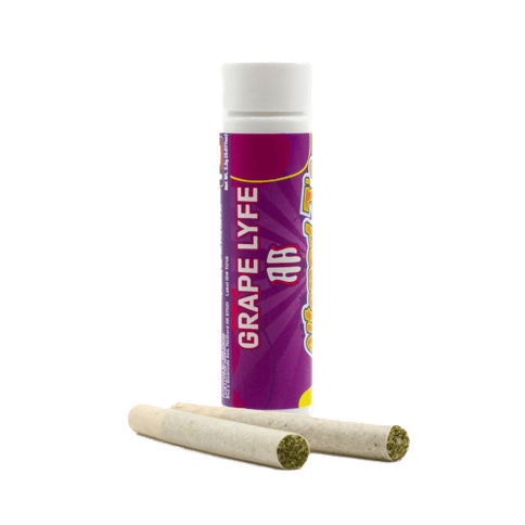 DIAMONDS + LIVE RESIN INFUSED PRE-ROLLS | GRAPE LYFE | INDICA | 0.75 GRAMS | X2