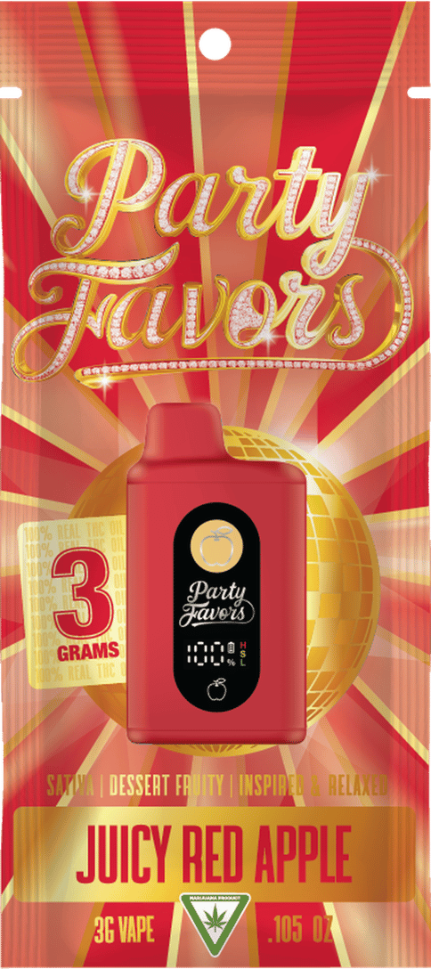 Party Favors Juicebox Juicy Red Apple Disposable 3g