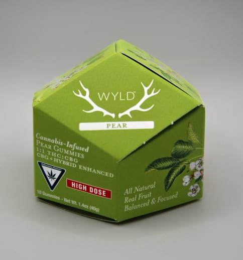 Wyld | Edible | Pear 1:1 THC:CBG 200mg