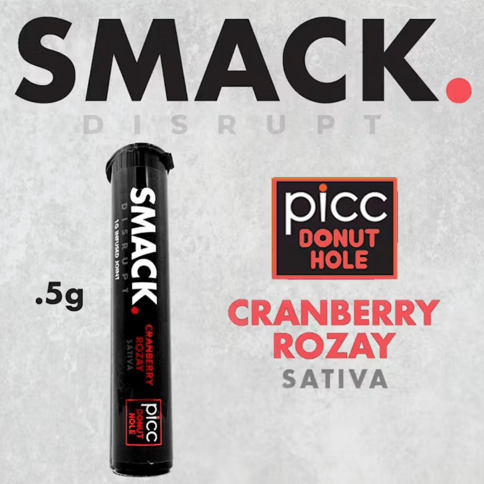 SMACK | Cranberry Rozay | .5g Infused Preroll