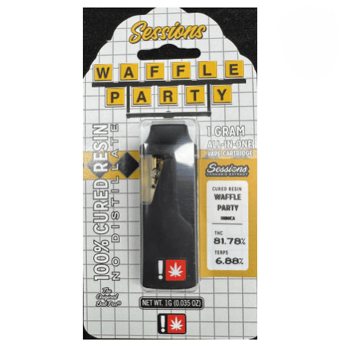 Waffle Party 1g Disposable Cured Resin Cartridge (Sessions)